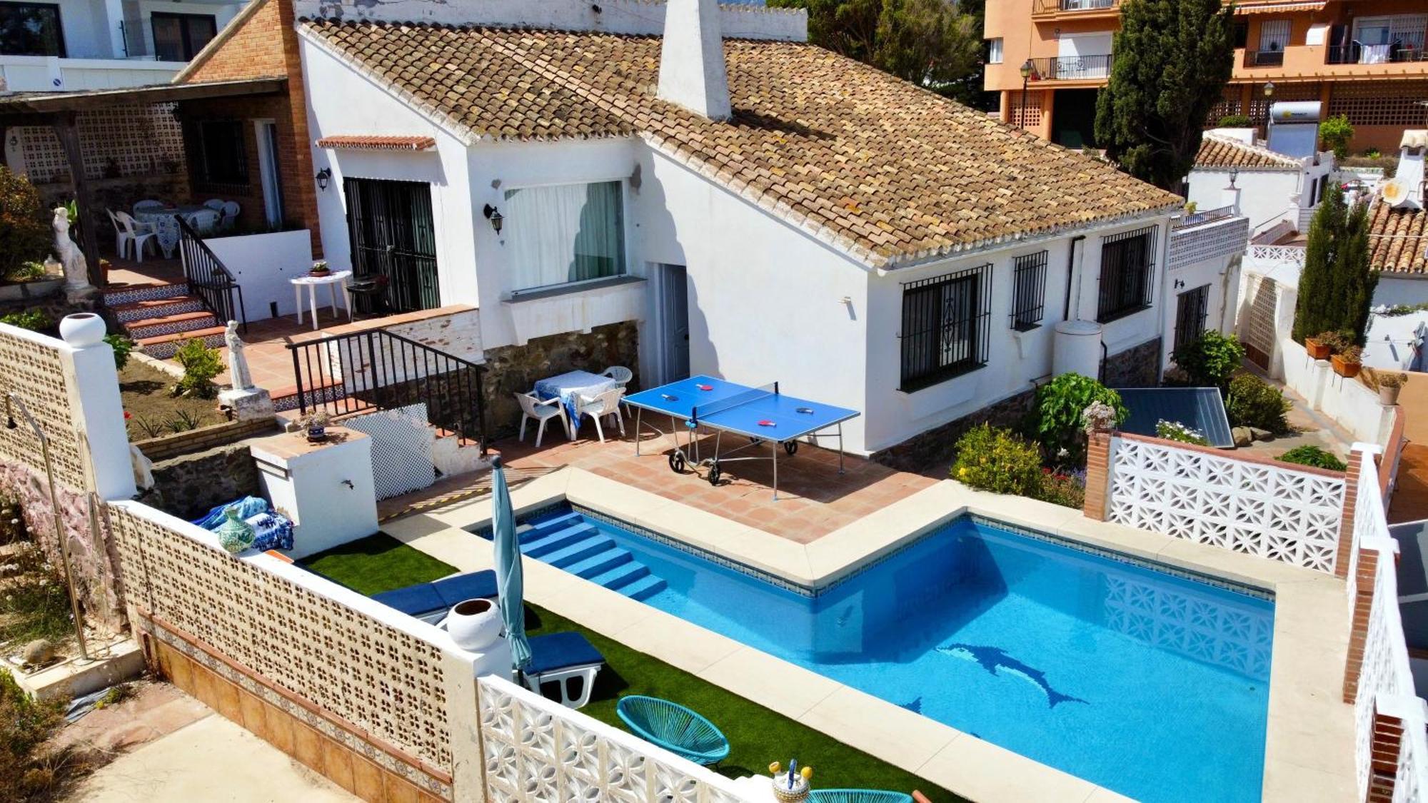 Evans Realty Al Villa & Piscina & Garaje & Playa Фуэнхирола Экстерьер фото